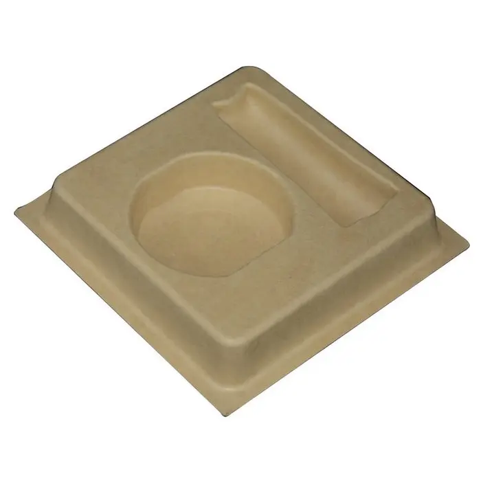 Eco Friendly Inner Packaging Insert Trays From Unbleached/Bleached Wood Pulp Fiber