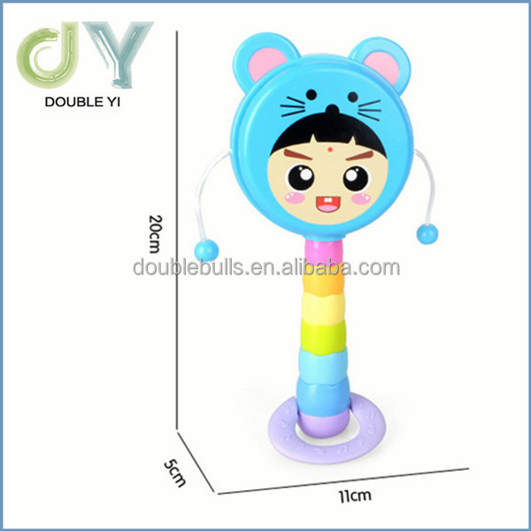 Wholesale plastic baby rattles, baby educational toys