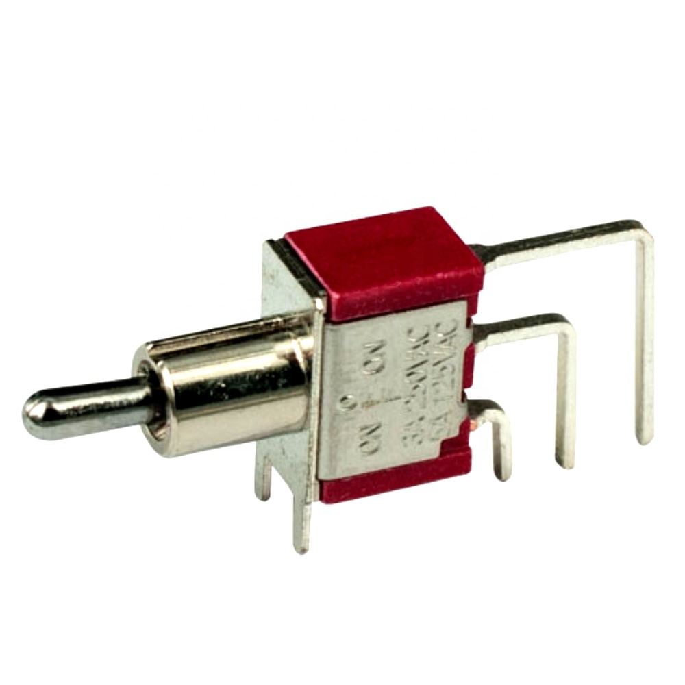 Right Angle PC Pin Toggle Switches,Epoxy Sealed Terminals Toggle Switch 5A 125VAC