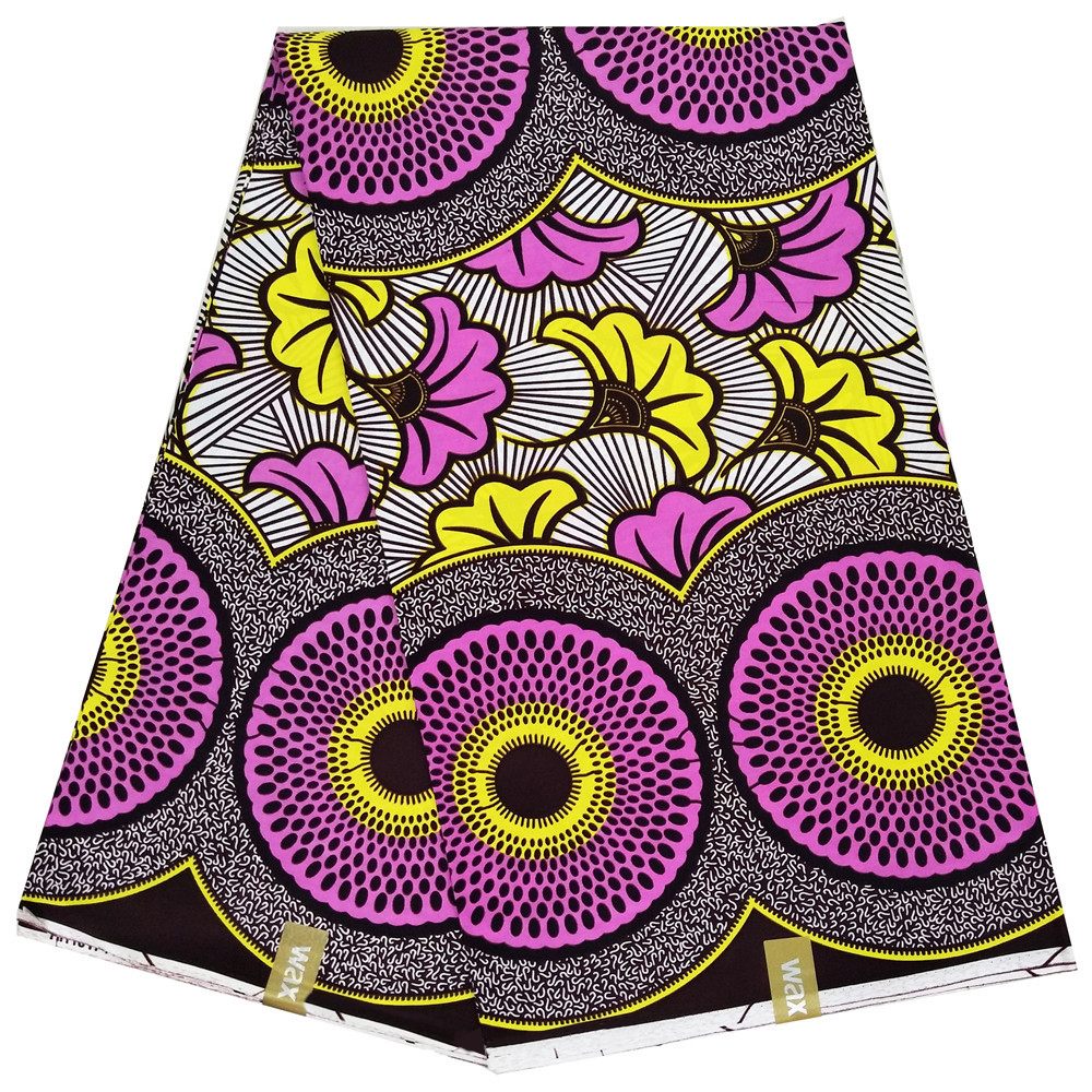 wax African Prints Fabric printed pattern 100% cotton material African Wax Prints Fabric