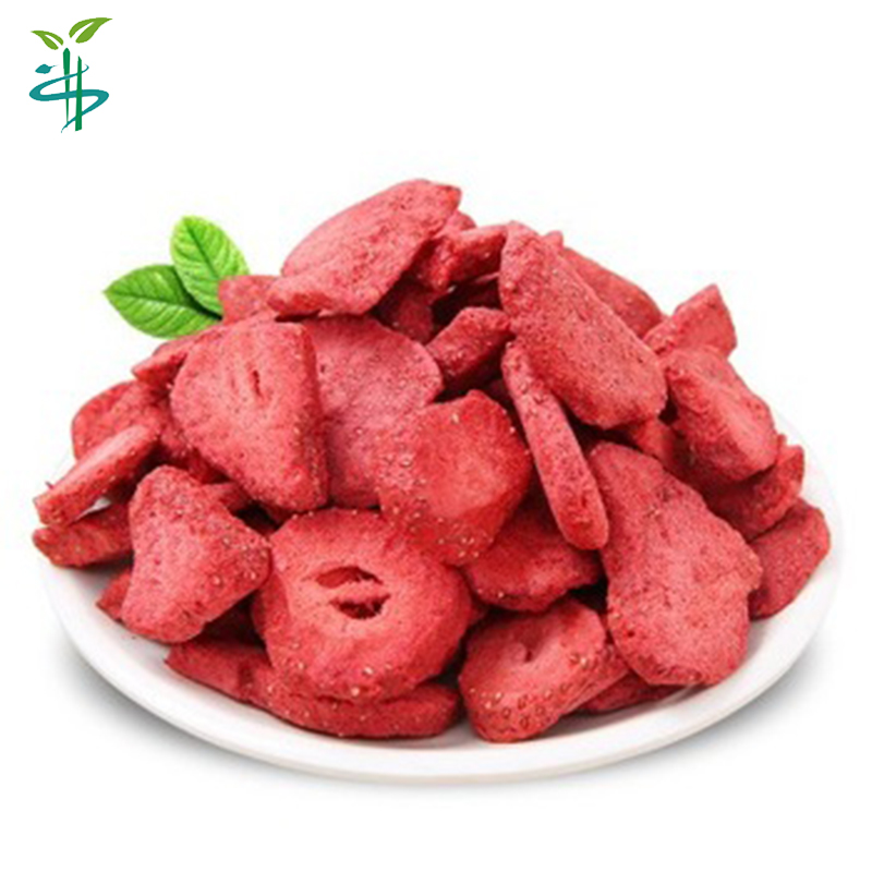 Органическая замороженная клубника, сушеные фрукты, клубника