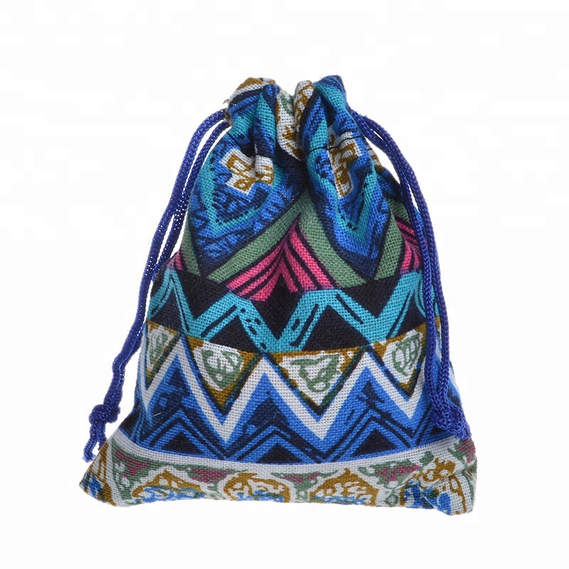 Из двери oem Винтаж экран печати drawstring сумка