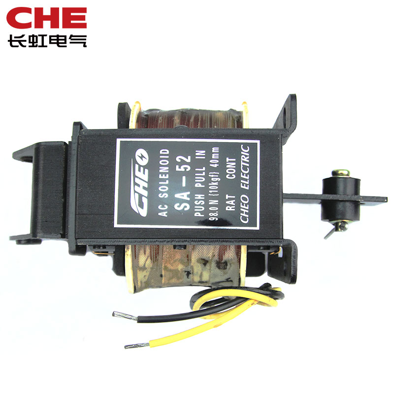 SA-52 220v сила притяжения 10kgf 98N ход 40 мм линейный AC Электромагнитный Клапан
