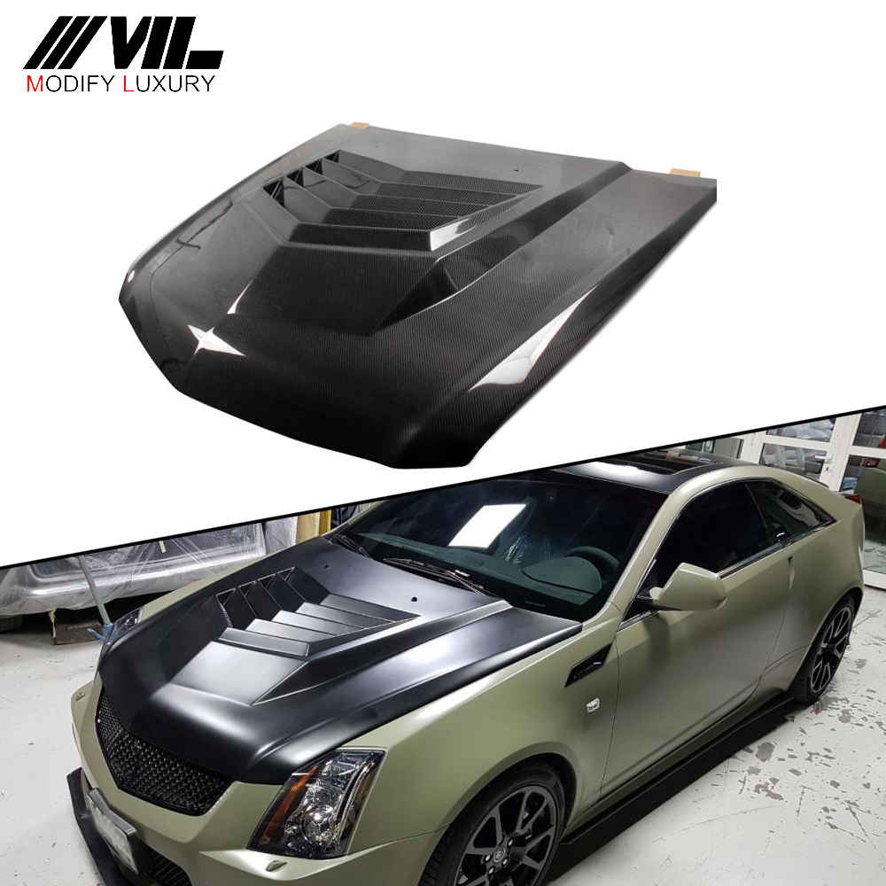 Капот двигателя из углеродного волокна CTS V для Cadillac CTS-V 2012 и выше
