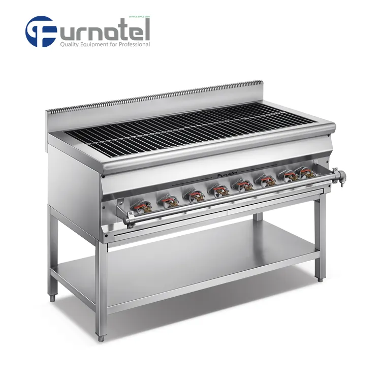 Commercial Furnotel 1200 Asian Gas Range B Series With Stand