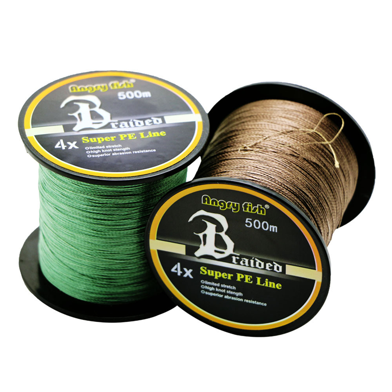 500m PE Pesca Olta Misina 4 Strands Braided Fishing Line