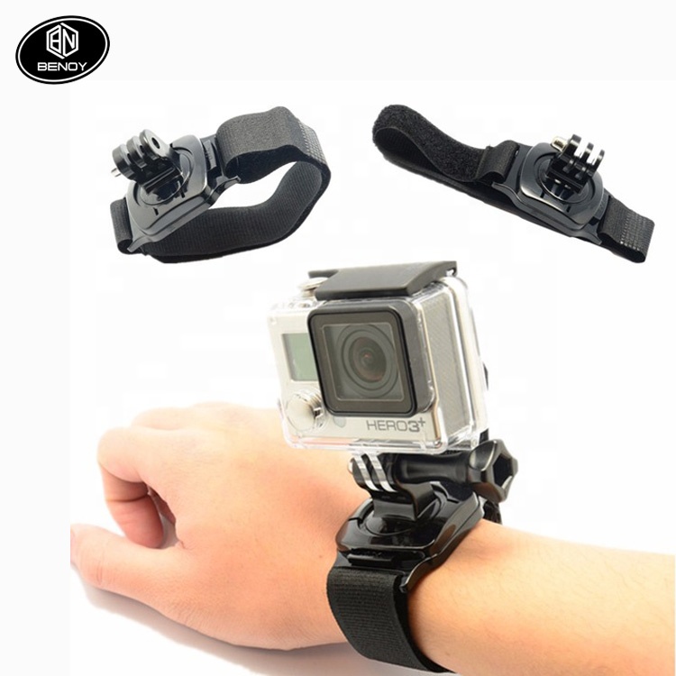 Amazon аксессуары Go pro вращающийся на 360 градусов ремешок на руку для камеры
