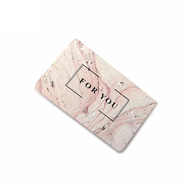 High Quality Gold Stamping Marbled greeting Thank You CARDS For Invitation
