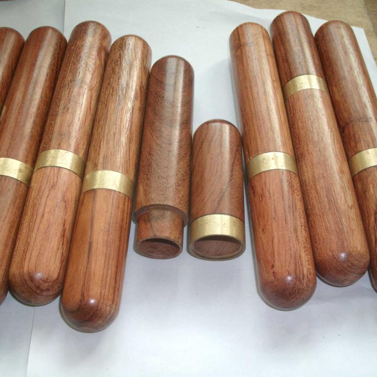 Деревянная трубка для сигар из массива розового дерева на заказ