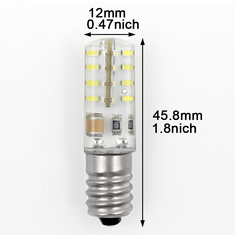 Новый дизайн маленький размер 1,5 W CRI80 2700K 110V 120V E12 светодиодное освещение