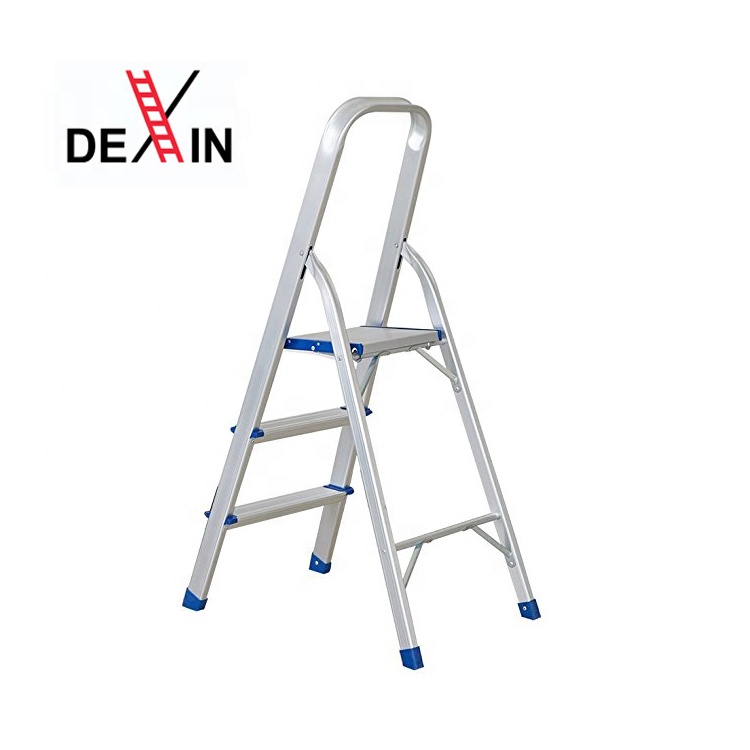 DX-HLA104 алюминиевый защитный механизм Бытовая Лестница-стремянка Крытый передвижная стремянка алюминиевая телескопическая лестница