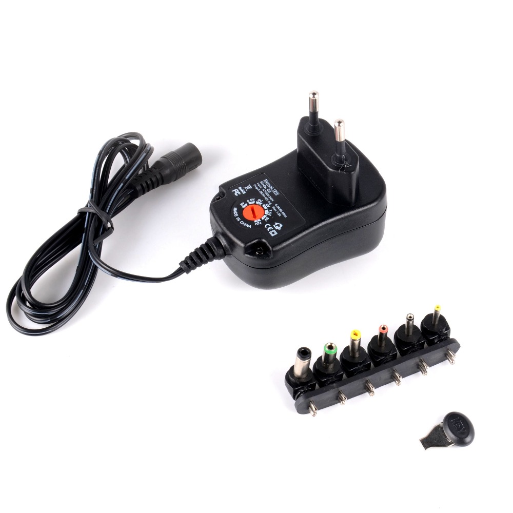 SW-AD12W напряжение регулируется 3 В 12 В 1.0A 12 Вт Макс импульсный источник питания с 6 Советы DC Jack
