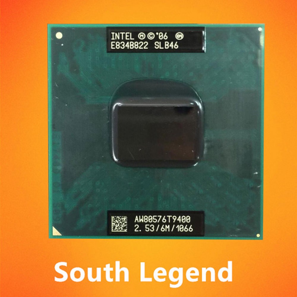 Процессор Intel Core2 Duo для мобильных ПК T9400 (6 Мб кэш-памяти, 2,53 ГГц, 1066 МГц FSB)