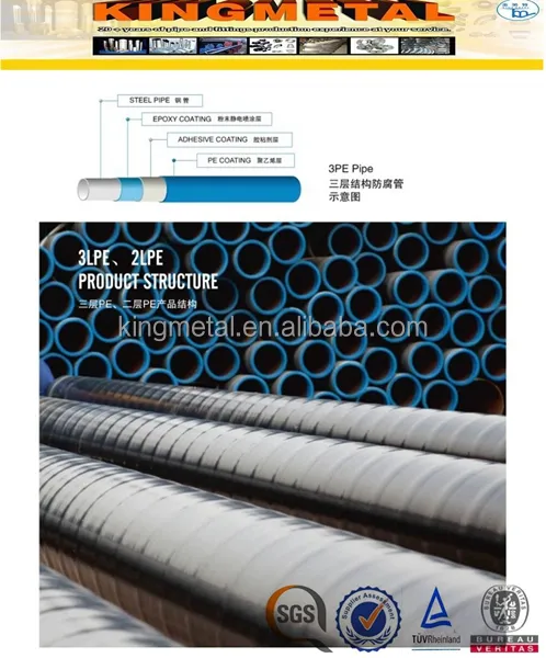 Seamless Steel Pipe API 3PE/3PP Coating Cold Drawn Carbon Steel Pipe Butt Weld and Grooved Fitting