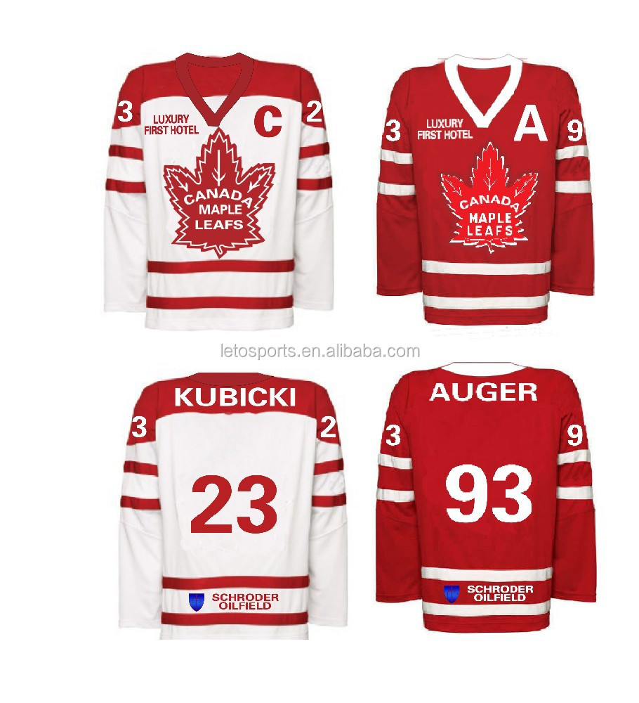 Профессиональная хоккейная тренировка, Джерси Maple Leafs