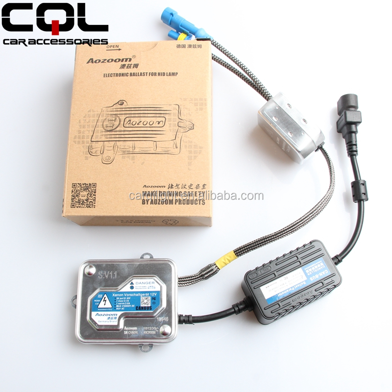 Германия AOZOOM 35 Вт canbus hid ксеноновый балласт, H1 H7 9005 9006 AOZOOM canbus балласт, aozoom hid ксеноновый балласт d2s