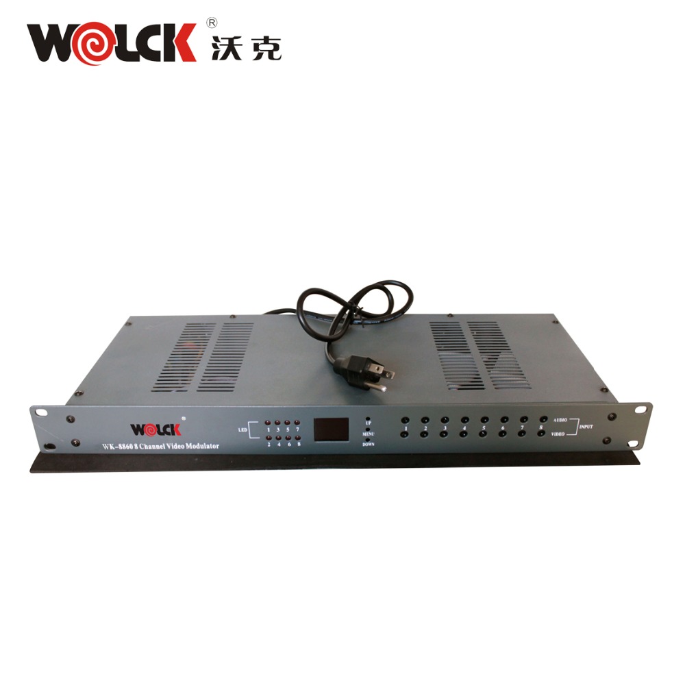 2020 catv factory Wolck WM-8M 8 в 1 AC 110V гибкий канальный кабель-модулятор с китайской фабрики по низкой цене