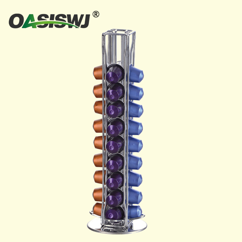 40-чашечный держатель капсул Nespresso ---- поворотный --- 40 чашек Nespresso dia4'x14'