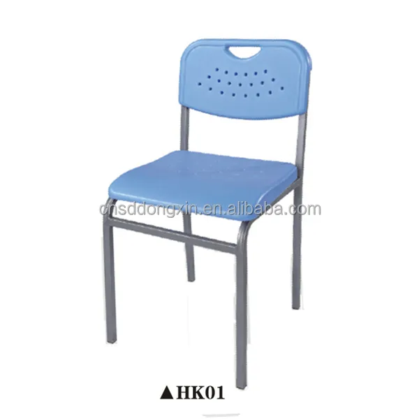 Cheap powerful student chair Classroom chairs Plastic seat for sale HK01