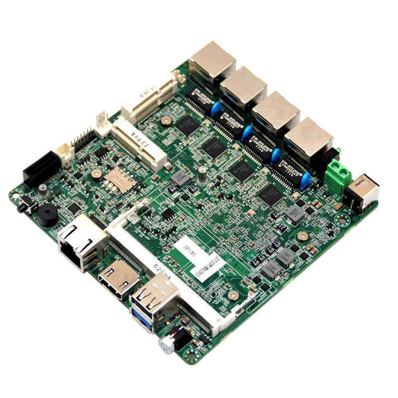 Материнская плата 12*12 nano itx, заводская цена, межсетевой экран celeron J1900, 4 порта ethernet, порт RS232 com для pfsense mini pc