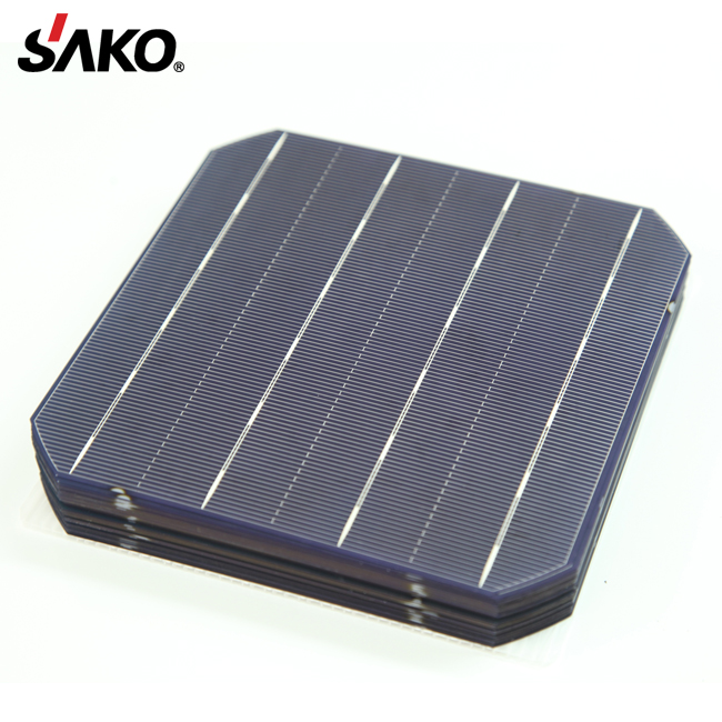 Хорошее качество 4,7 ~ 4,8 W монокристаллическая солнечная батарея 156x156mm