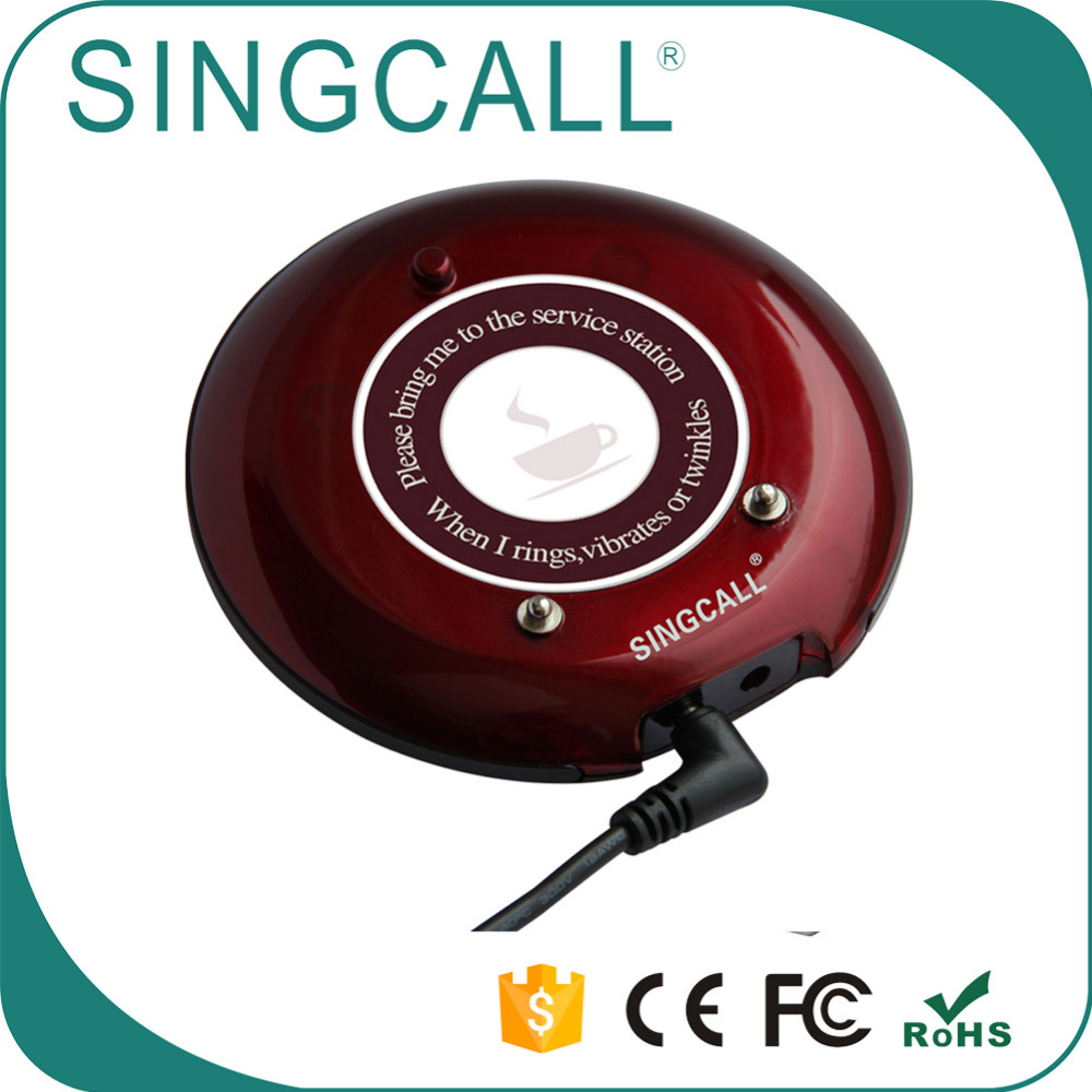 SINGCALL high quality vibrating pager wireless coaster pager system for restaurant