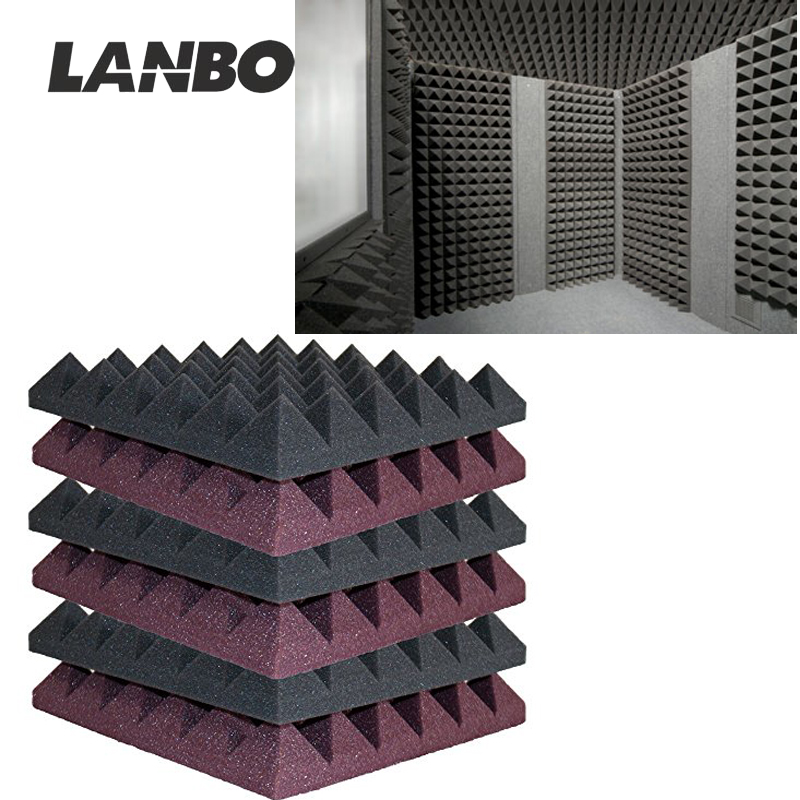 Factory Price Pyramid Shape Studio foam rubber acoustics,acoustic foam sheets
