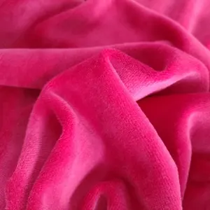 High Quality 260GSM Bamboo Cotton Polyester Velour Fabric