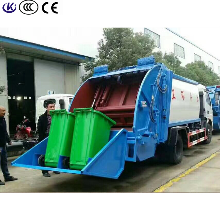 6 колесный Dongfeng 10 тонн уплотнитель мусоровоз Рециркулирующий грузовик