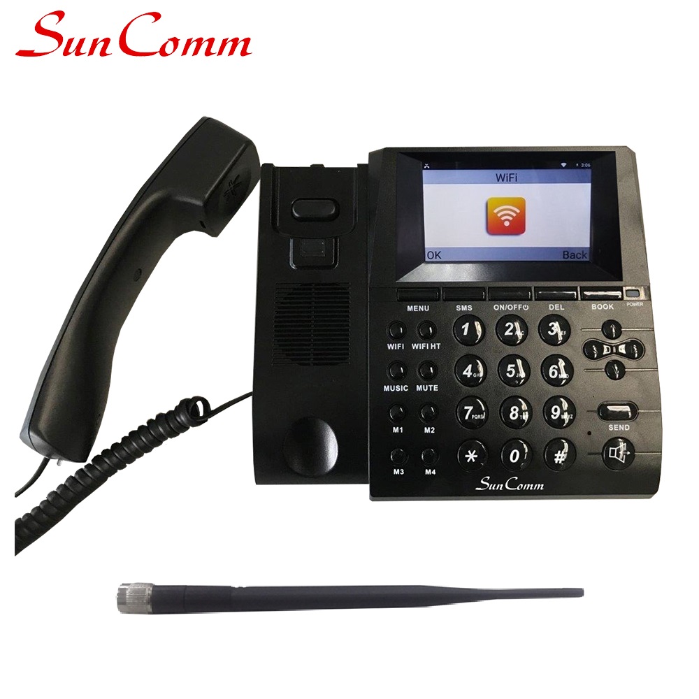 VoLTE Android Desktop Wireless Phone SC-9049-4GP 4G WIFI FDD Band 3, 7, 8, 20 and others Hotspot, 4" Colored LCD AMR-WB