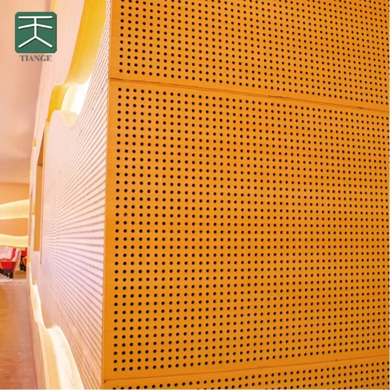 TianGe Factory Recording studio wall and ceiling sound absorbing acoustic perforated panel