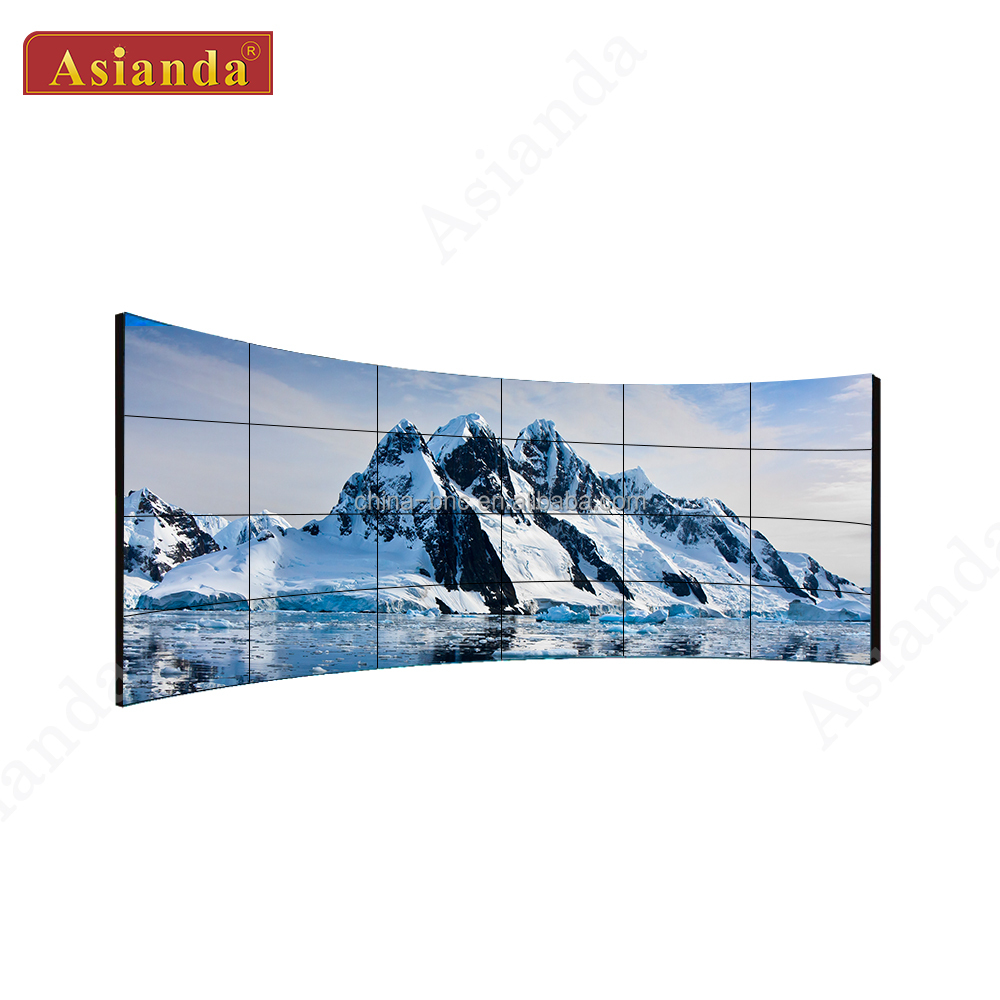 55 "3.5 мм 2*2 узкий ободок выставка ЖК-экране телевизора видеостена