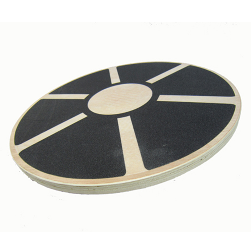 Wood balance training pad round wooden balance board