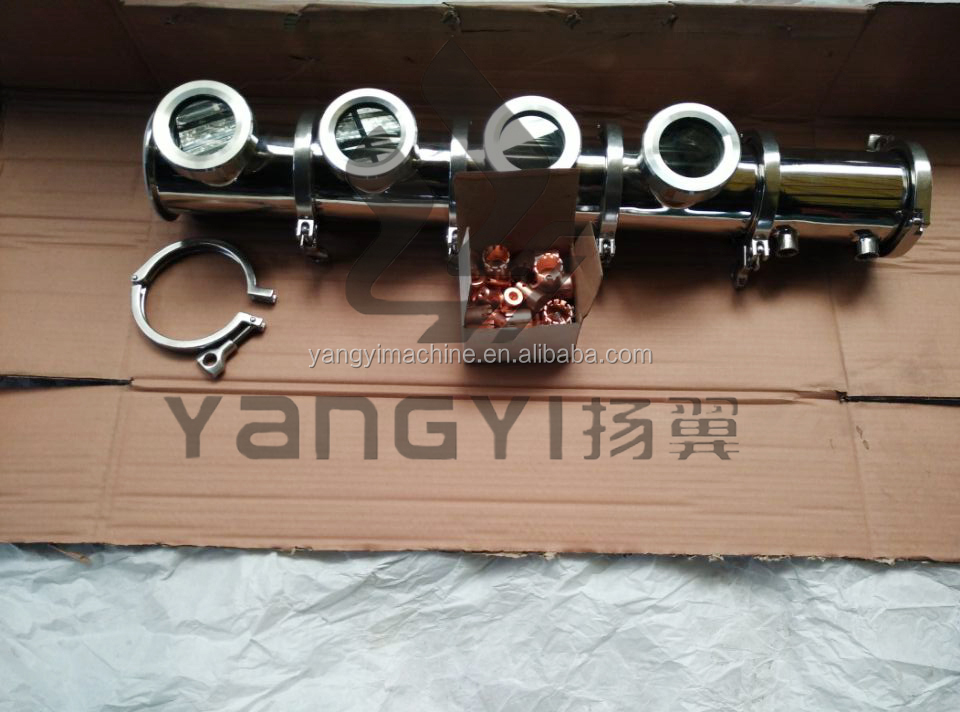 used 4''dephlegmator with the assembling clamps for moonshine still