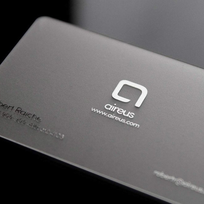 Custom printed fashion transparent pvc plastic business cards visiting card