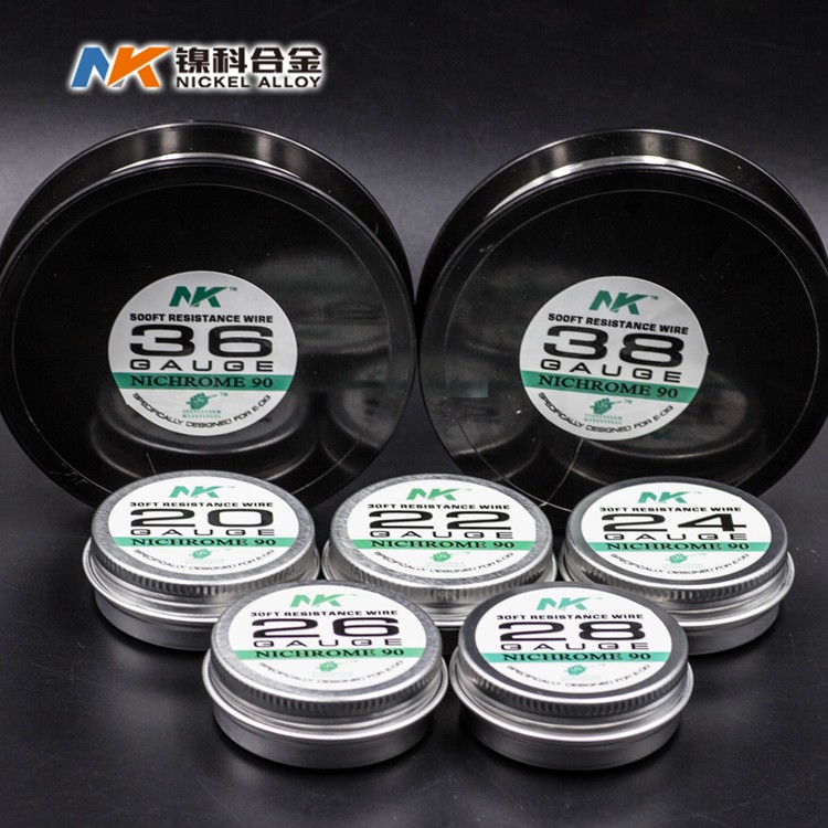 Провод нагревательного сопротивления для электронной сигареты NK brand ni90 nichrome cr10ni90