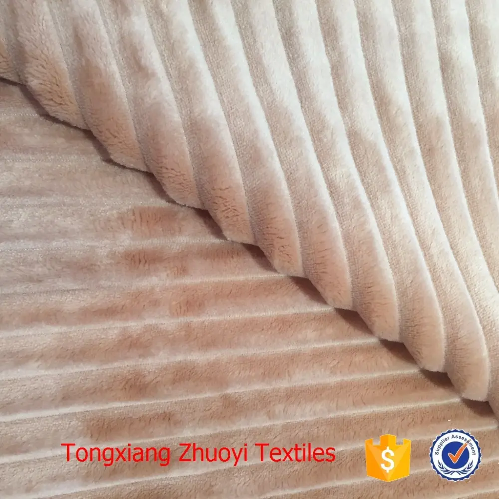 Suede Fabric New Design Embroidery Suede Bond With Fur Fabric For Garment