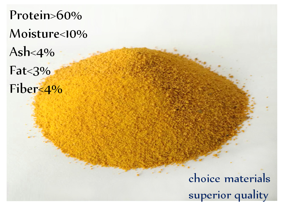 Corn Gluten Meal 60% suitable for chicken, cattle, sheep and other feed additives