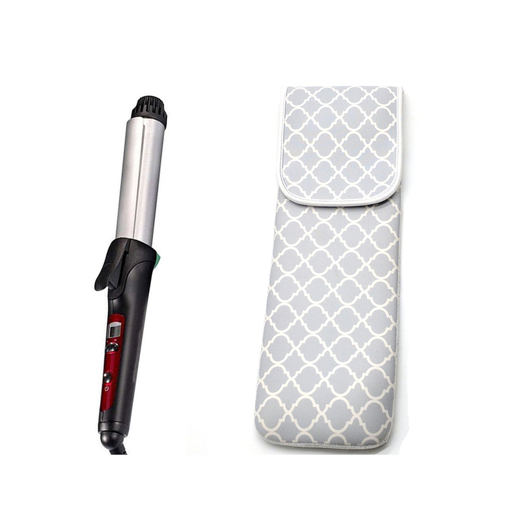 Серый водонепроницаемость неопрена щипцы для завивки держатель Flat Iron Керлинг палочка путешествия чехол сумка