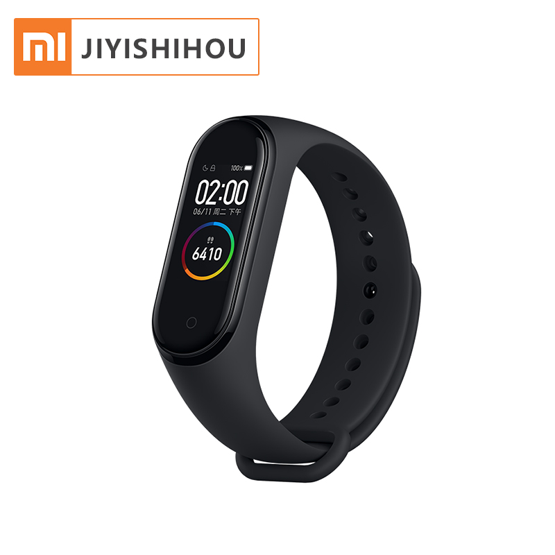 Xiaomi Mi Band 4 смарт-браслет BT 5,0 фитнес-браслет AMOLED цветной сенсорный экран Музыка AI пульсометр Mi Band 4