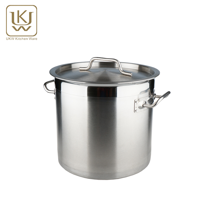 Прямая поставка с фабрики UKW Kitchenwares большая кухонная посуда из нержавеющей стали для приготовления супа