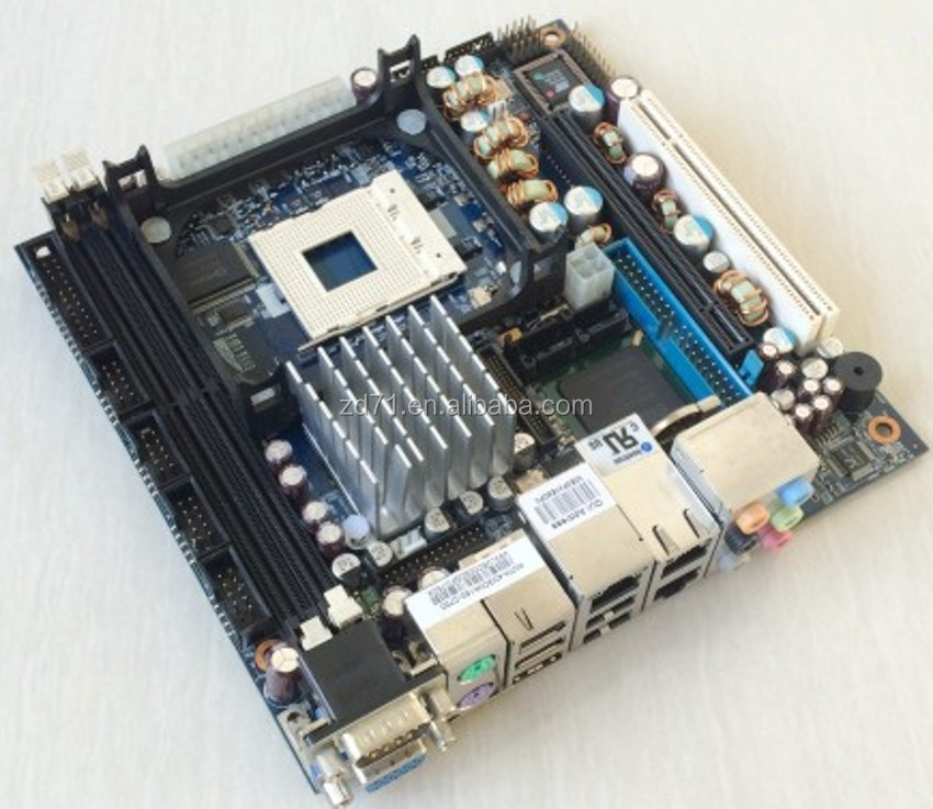 Рабочая Промышленная материнская плата Kontron 986LCD-M/MITX