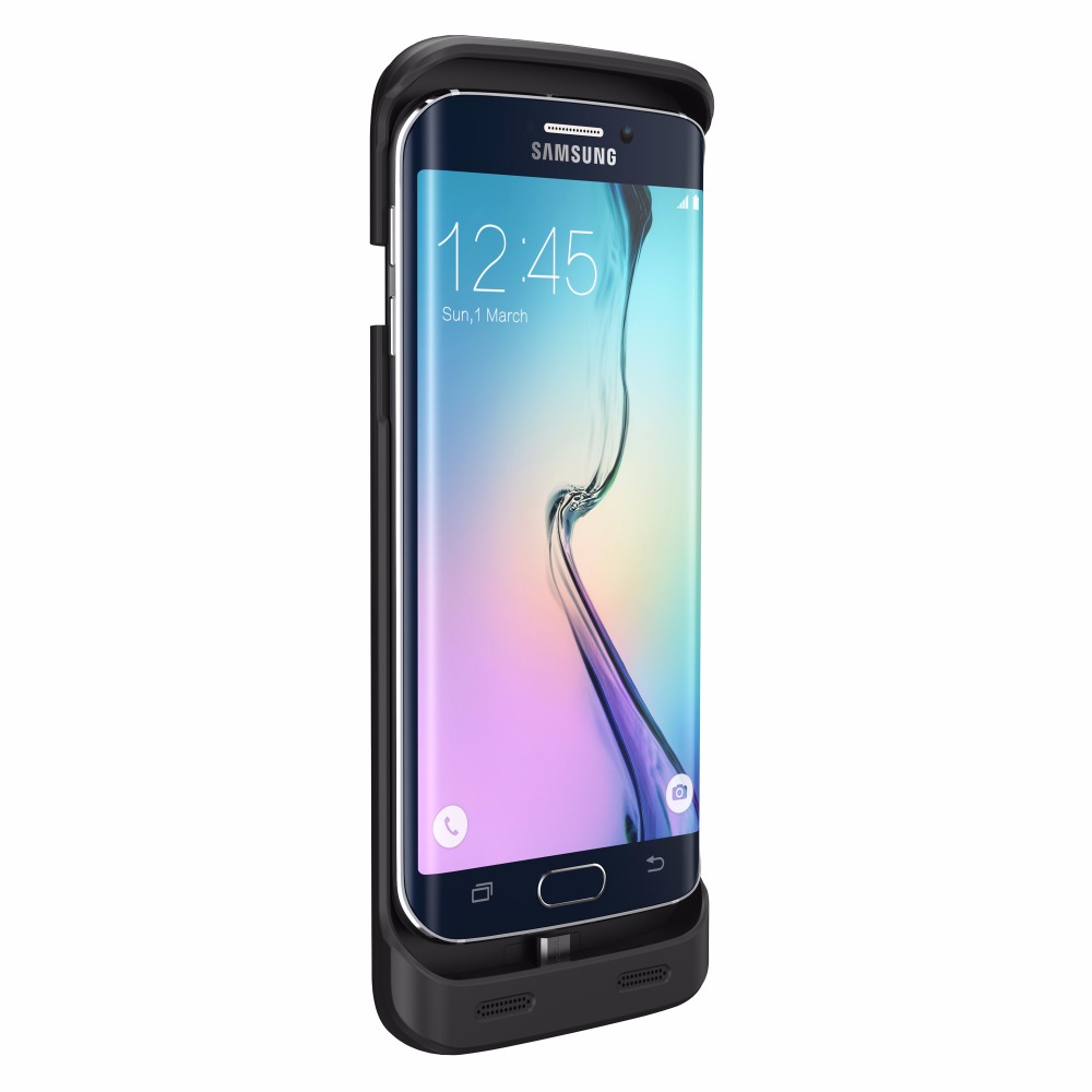 Ультратонкий чехол iFans с беспроводной зарядкой на 3500 мАч для Samsung S6 Edge, портативный зарядный чехол