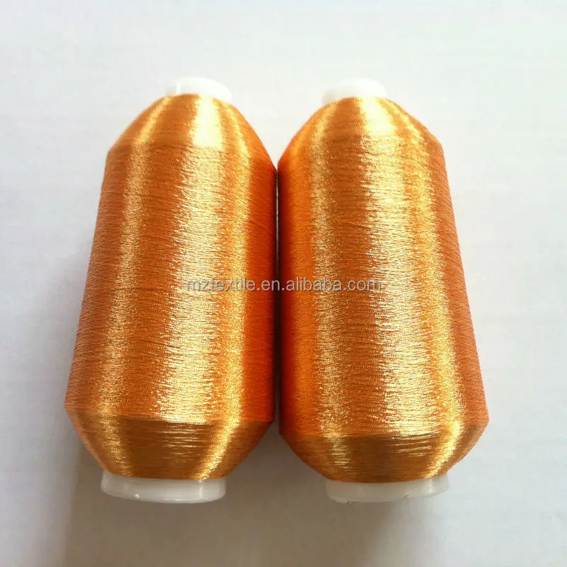 Pure Gold Thread Embroidery Fabric St Type Metallic Zari Yarn