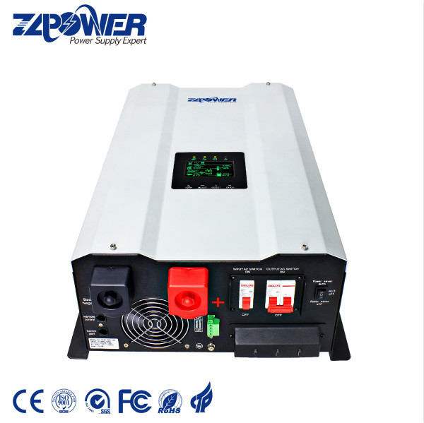 ZLPOWER OEM Высокое качество GS 4kw 5kw 6kw солнечный гибридный инвертор с MPPT контроллером заряда