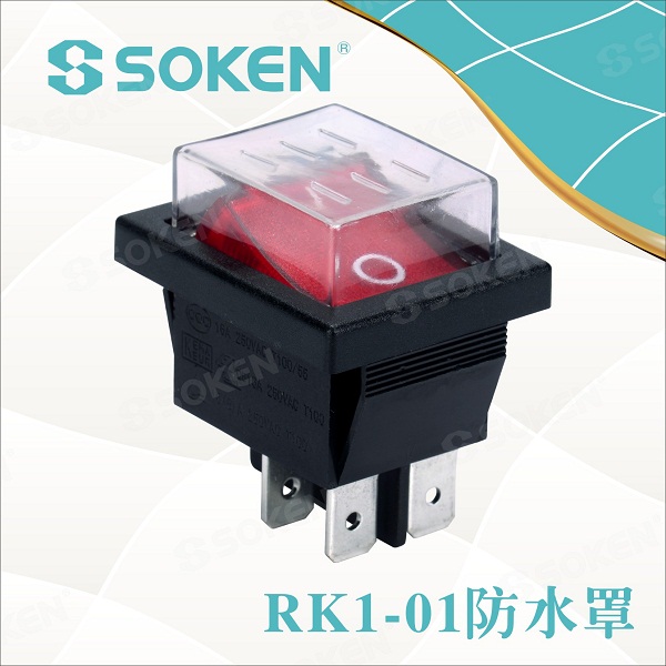 Сокен двухполюсный DPST 4pin ON/OFF водонепроницаемый кулисный переключатель кнопки в t85