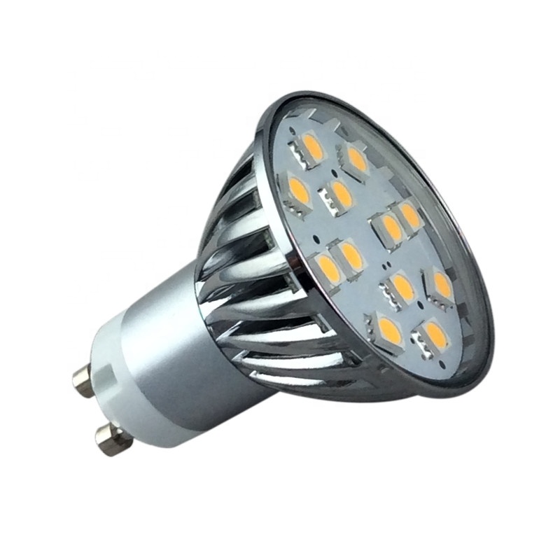 Erp ra80 5050 180-220lm chrome корпус с крышкой 12 v 24 v 2 w gu10 led
