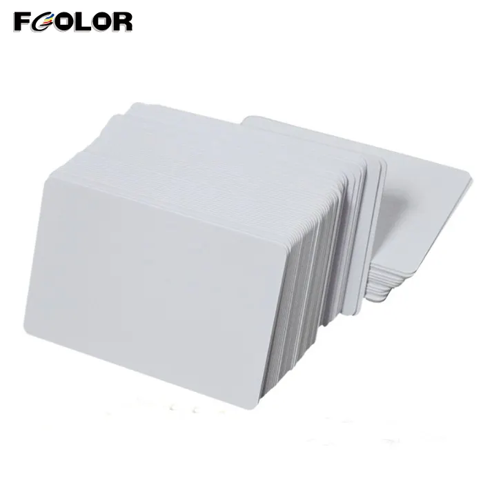 CR80 White Blank PVC Plastic Cards for Zebra Thermal ID Card Printer