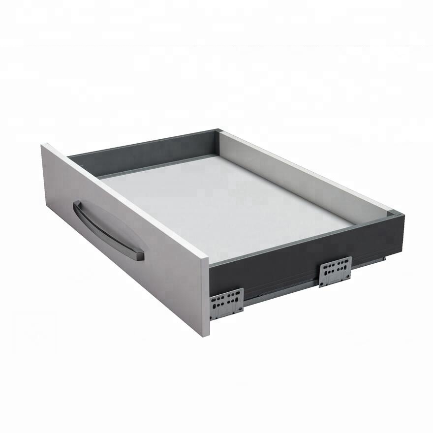 Slim soft closing tandem box