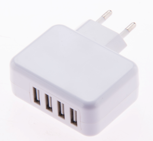 В 5 в Mini 4 USB порты и разъёмы usb plug настенное зарядное устройство Мобильные аксессуары телефон путешествия/дома портативный зарядное устройс